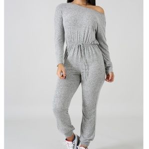 Just chill grey jumpsuit